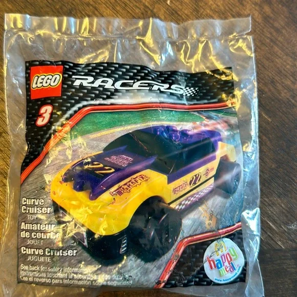 LEGO Racers curve cruiser Toy Happy Meal 2009 #3 vintage