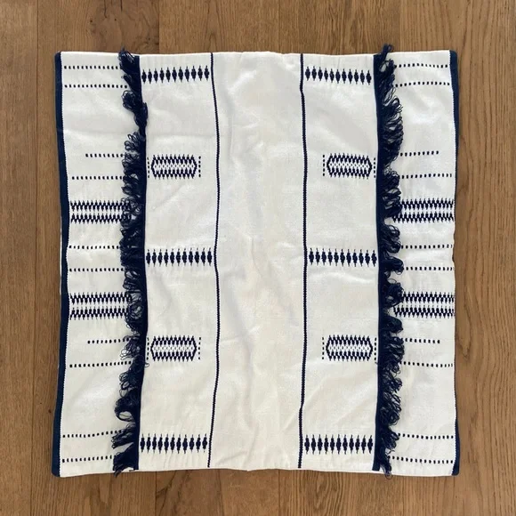 West Elm Indigo Stipe Pillow Case