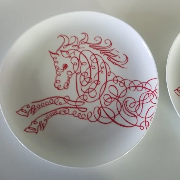 West Elm | (2) Horse Salad Plates