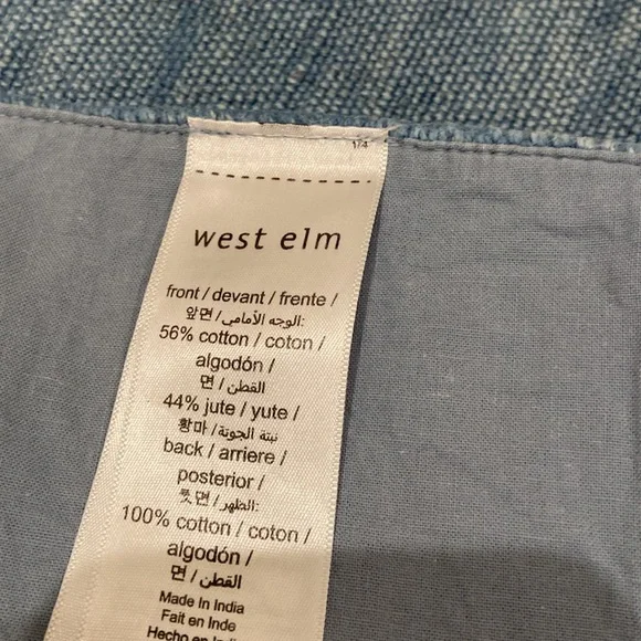 West Elm Blue Placemats - Set of 2