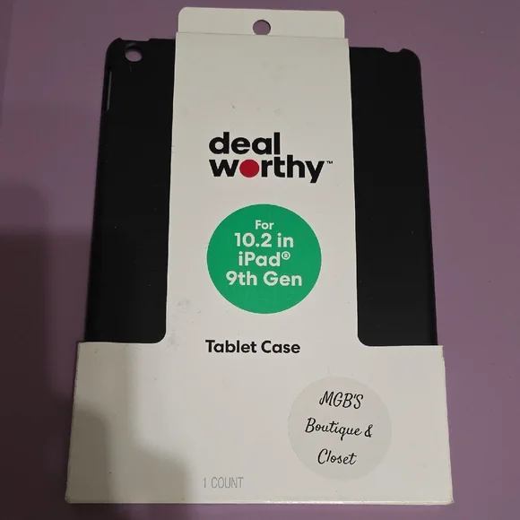 Black Tablet Case for iPad 9th Gen