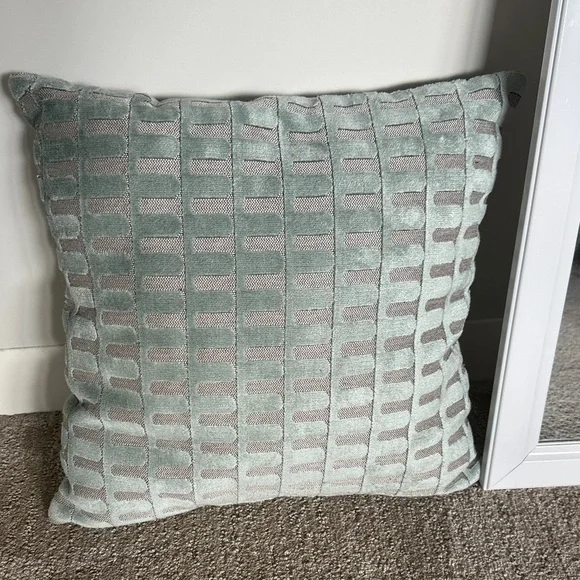West Elm Textured Gray Accent Pillow