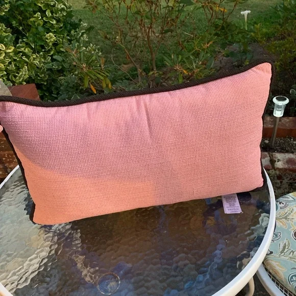 West Elm Blush Textured Accent Pillow