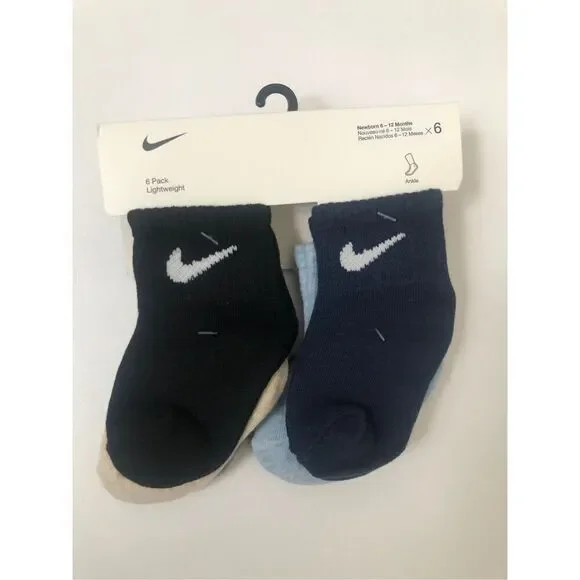 Nike Baby Socks 6-pack size 6-12 Months