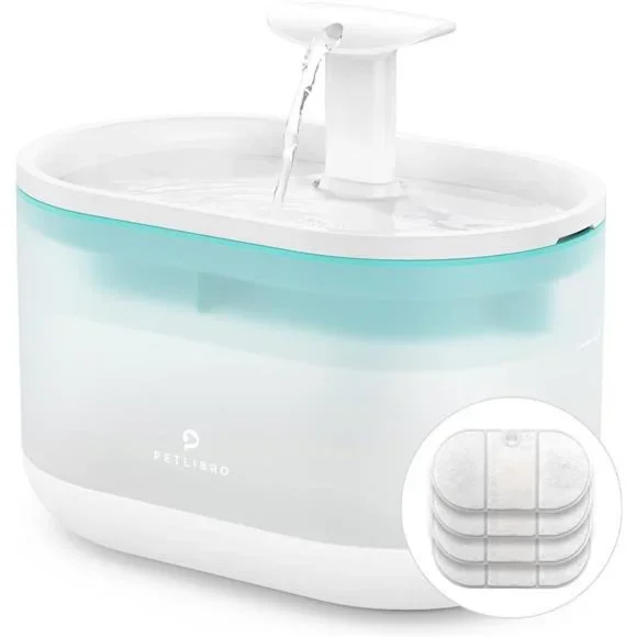 PETLIBRO Cat Water Fountain,71fl oz/2.1L Ultra Quiet Pet Water Fountain forCats