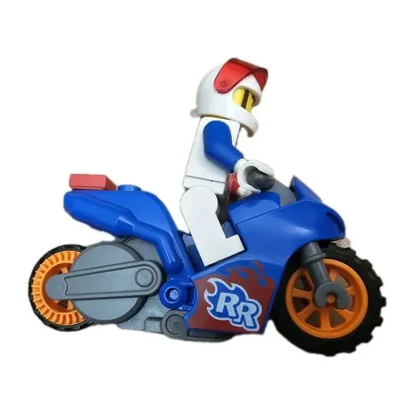 Lego 60298 2021 City STUNTZ Rocket Stunt Bike Motorcycle Minifig