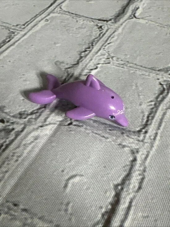 Lego Medium Lavender Dolphin, Friends / Elves, Jumping Animal #19