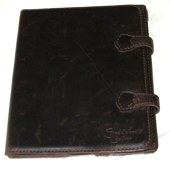 Saddleback Leather Dark Brown Coffee Color IPAD Tablet Case 8