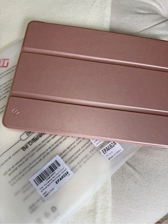 Rose Gold Tablet Smart Cover - Compatible Case