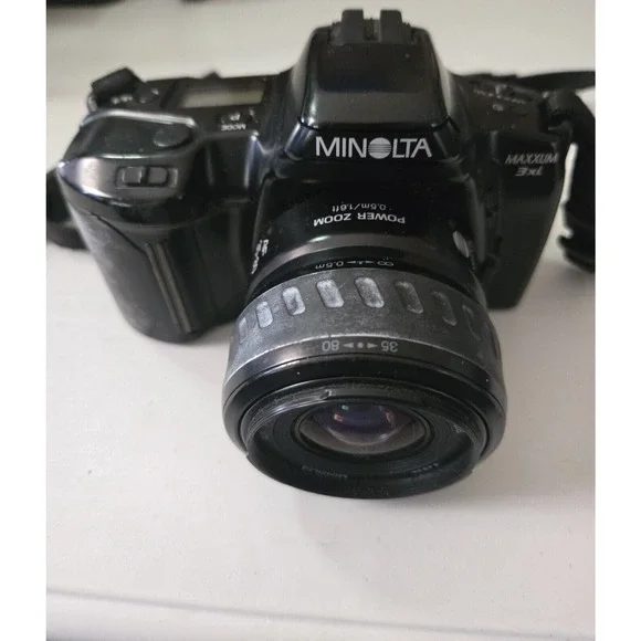 Minolta‎ Maxxum 3Xi Power Zoom Lens 35-80mm Camera Untested