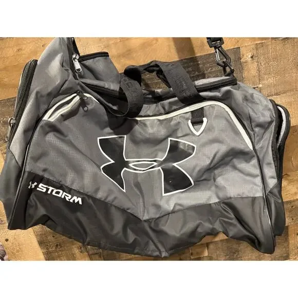 Under Armour Duffle Bag- Black/Silver