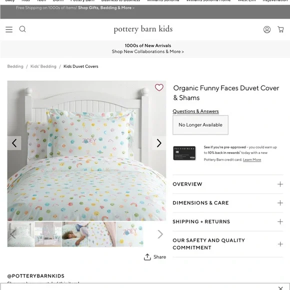 Pottery Barn Kids Colorful Duvet Cover Set organic funny faces duvet cover