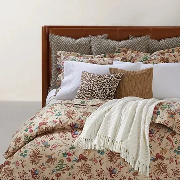 Ralph Lauren Maren Cotton Percale Duvet Cover, Full Queen