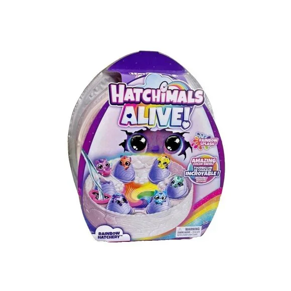 Hatchimals Alive Rainbow Hatchery Water Change Color 6 Characters
