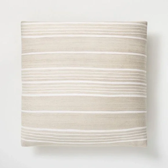 West Elm Silk Stripe Pillow Covers - Set of 2
