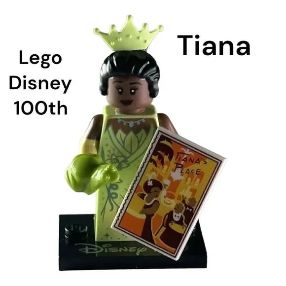 Lego Tiana Disney 100th, Minifigure Lego, Set 71038, Disney, 2023