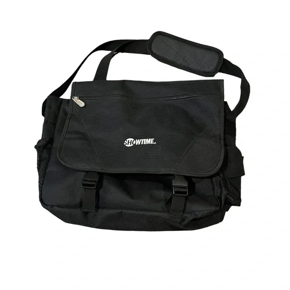 Messenger Bag Tote Black Showtime