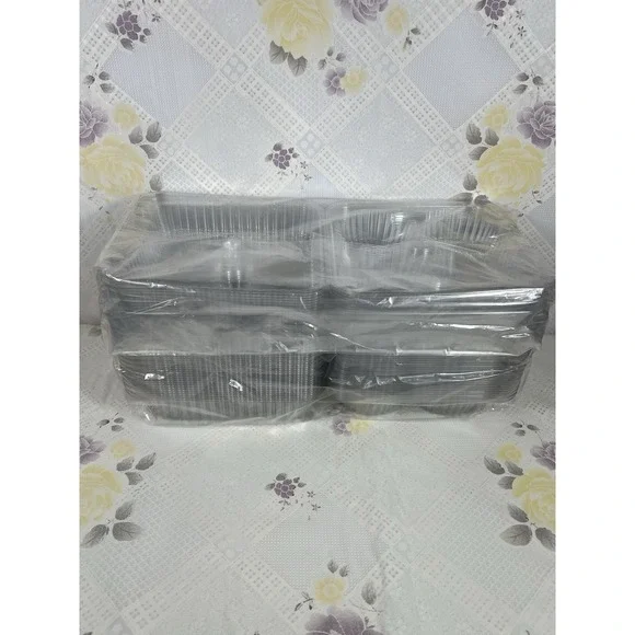 Resistant Cupcake Container‎ , 4-Compartment - 45 pcs Clear Plastic
