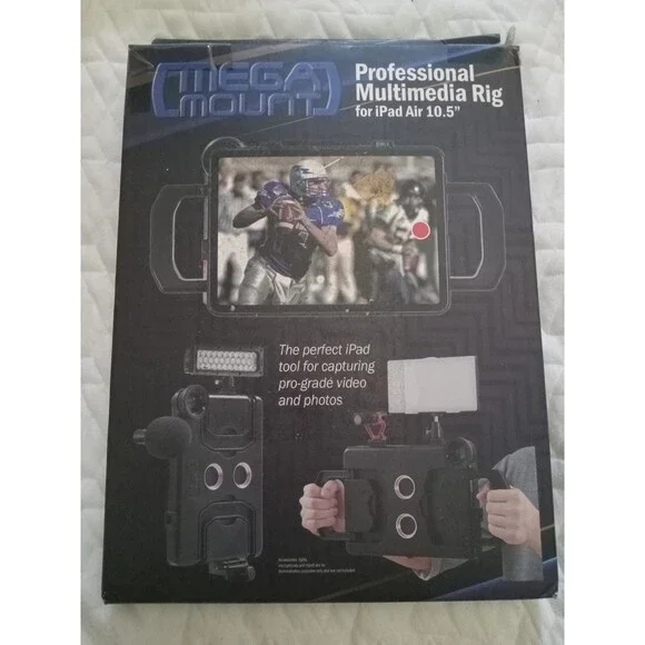 MegaMount Multimedia Rig Case Video Stabilizer for Apple iPad Air 10.5 inch [3rd