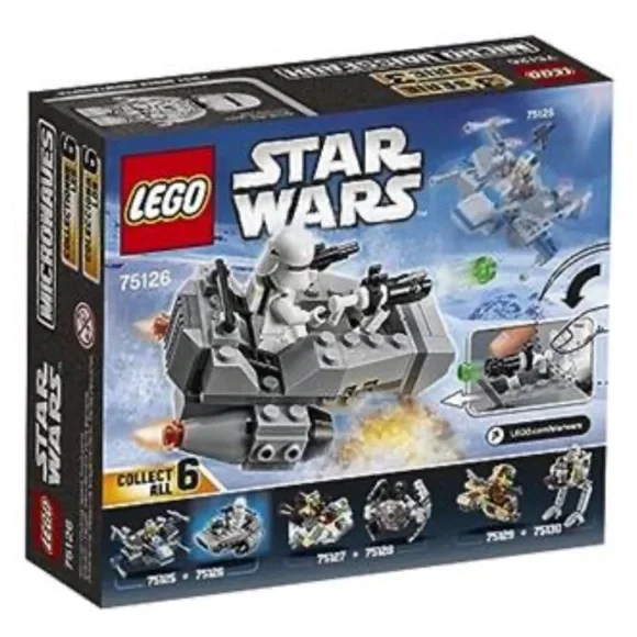 Lego Star Wars first order snowspeeder set 75126 new in sealed box 91 pieces