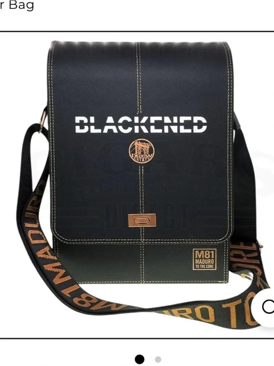 Blackened Men's Black Liquor and Cigar Bag