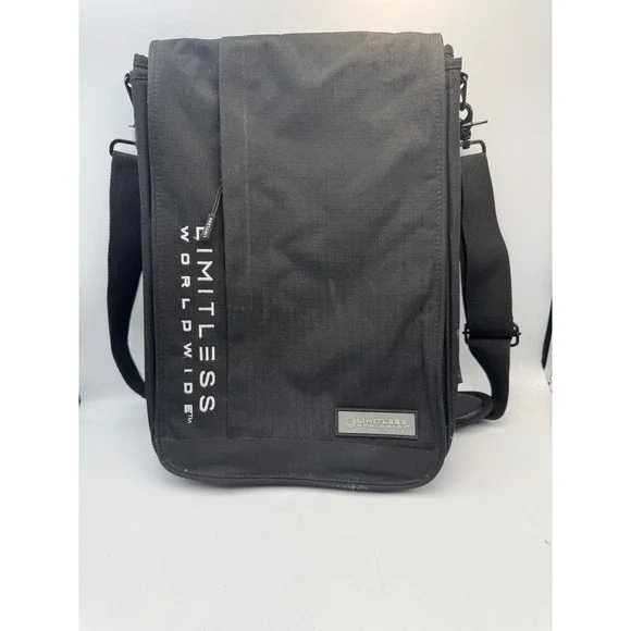 Limitless Worldwide Black‎ Bag Vertical Techwear laptop