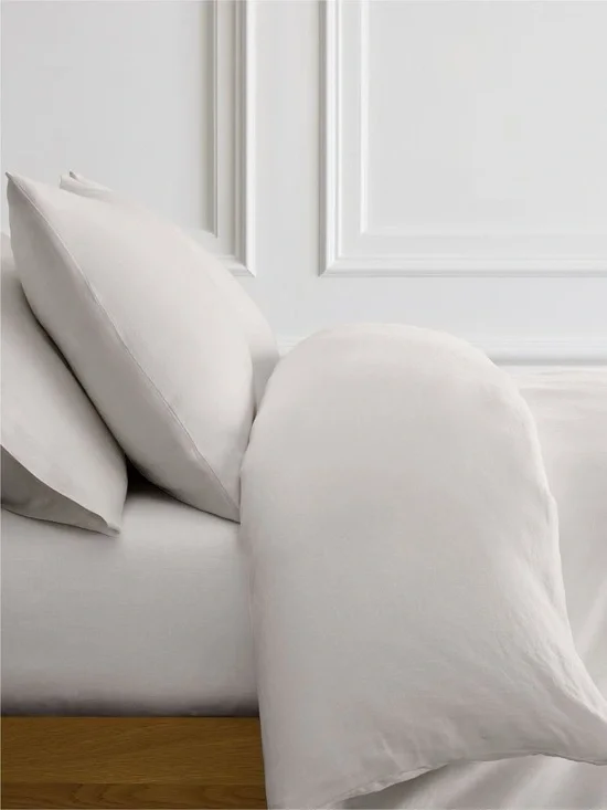 West Elm European Flax Linen Euro Shams, Set of 2