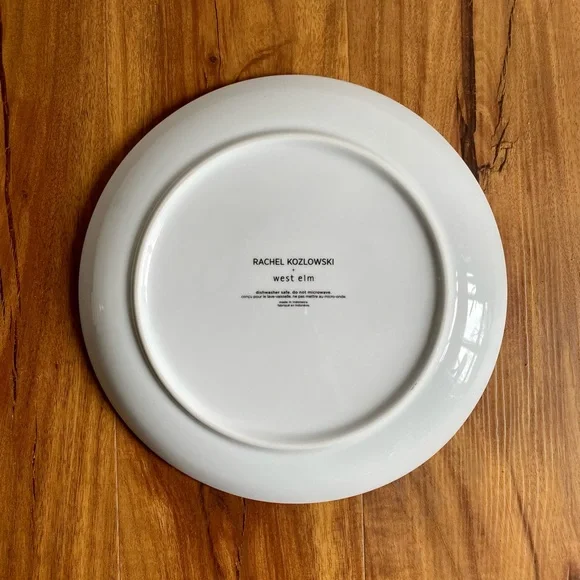 Rachel Koslowski x West Elm Gilded Snow Owl plate