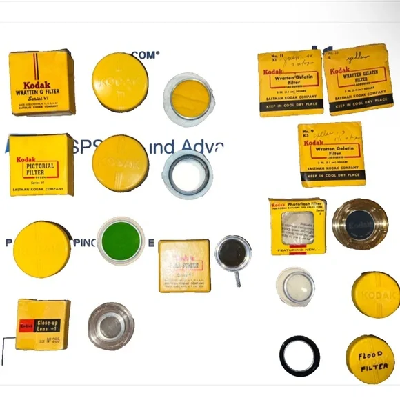 Kodak Filters Camera Lenses lot of 11