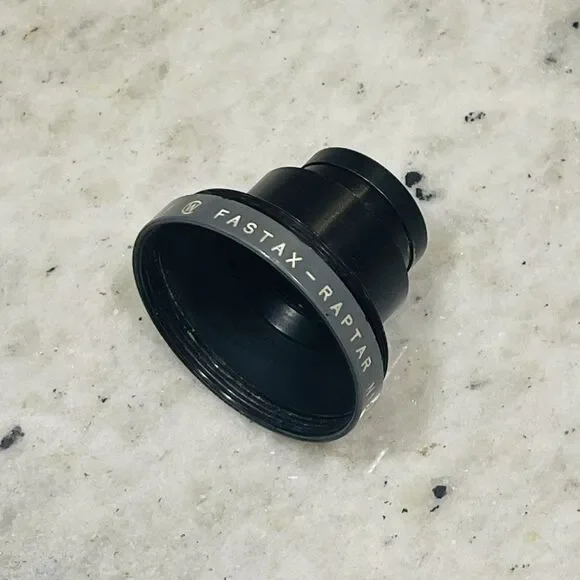 Wollensak Fastax Raptar 2” 50mm f2.7 Lens Vintage # 853430