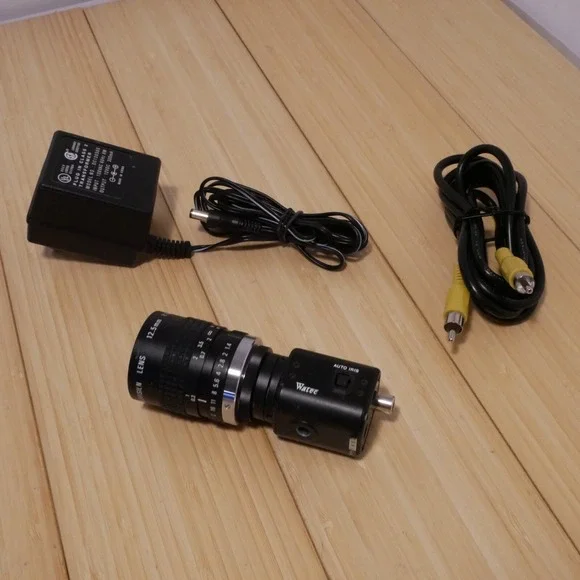 Watec WAT-902A Camera & Cosmicar 1.25mm 1:14 Lens, Tested - See Notes