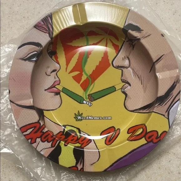 Rolling tray happy vida flower tray ashtray jewelry holder key tray party tray