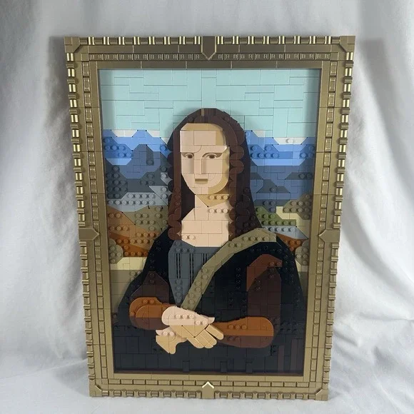 LEGO Art Mona Lisa Wall Art 31213 Building Kit 1503 Pieces Already Built No Box