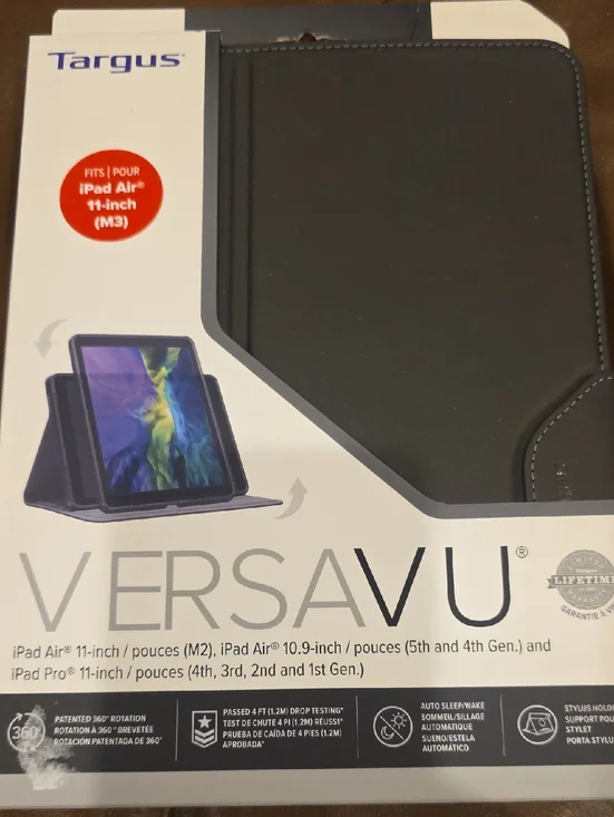 Targus Versavu - Fits IPad Air 11-inch Case in Black NEW