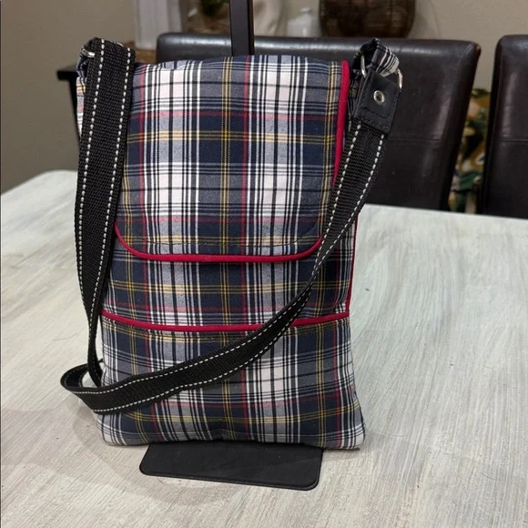 Plaid Crossbody Bag-NWOT