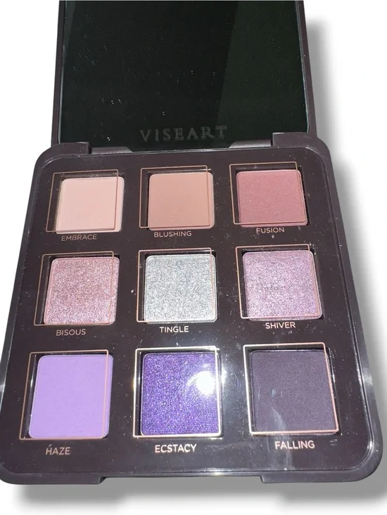 Viseart LIAISON Pink & Purple 9-Pan Eyeshadow Palette NO BOX Unused PLUM PERFECT
