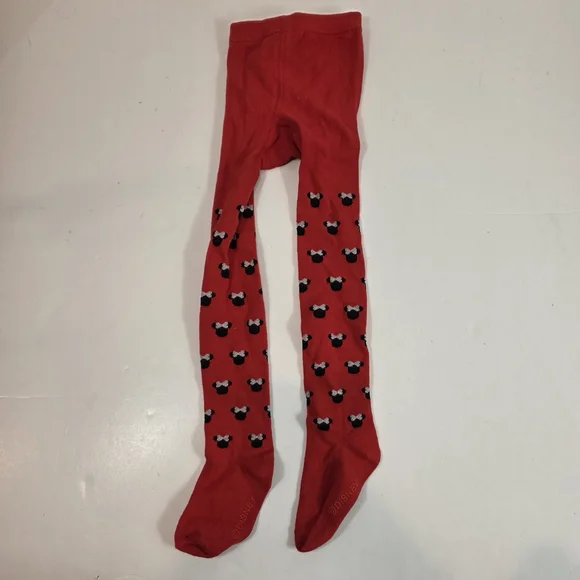 Baby GAP Disney Red Minnie Tights 4-5