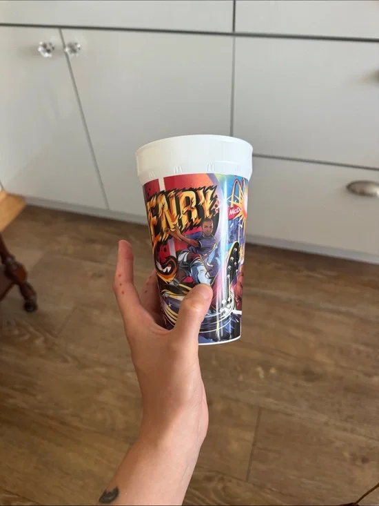 McDonald's White and Multi-Color Collectible FIFA Party Cup