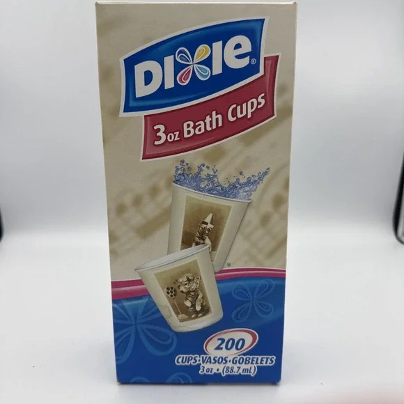 Dixie Bath Cups 3 oz - Estimated As‎ 150+ Cups Discontinued Doggies