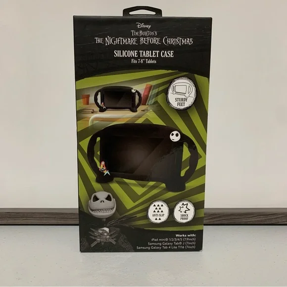 Disney The Nightmare Before Christmas Silicone Tablet Case-New in Box