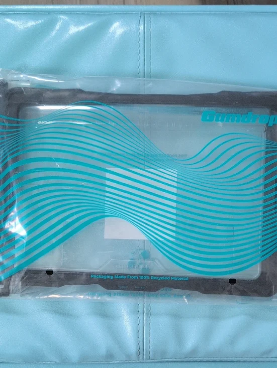 3/$10 Clear Protective Tablet Case - Aqua Blue