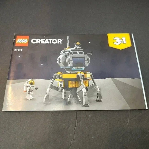 2021 LEGO 31117 Creator 3 in 1‎ Space Shuttle Adventure instruction manual only