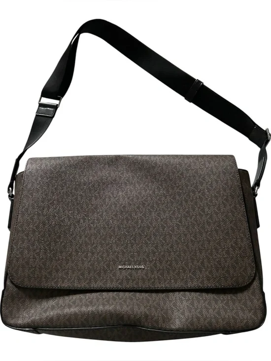 Michael Kors Signature Logo Messenger Crossbody Bag for Men