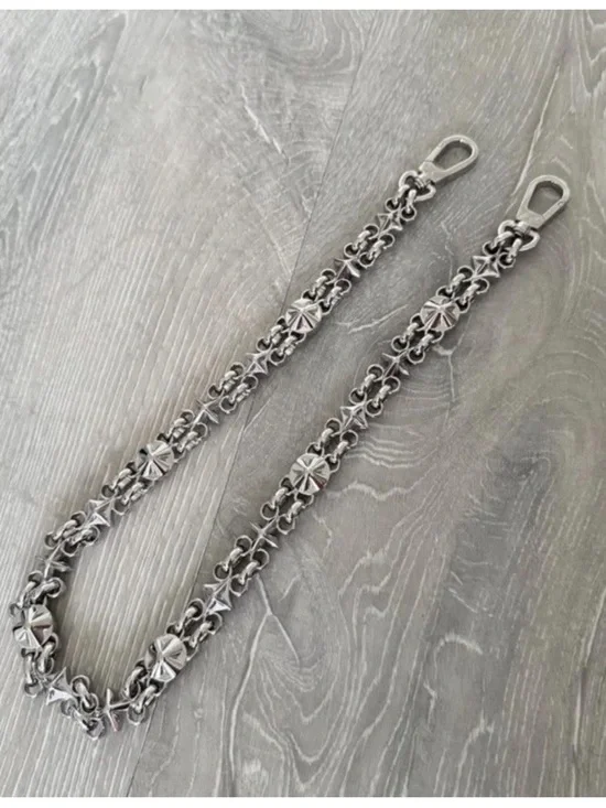 Authentic Louis Vuitton Silver-Tone Decorative Chain Strap brand new
