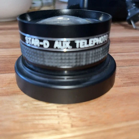 Star-D Aux Telephoto Lens For Hi-matic- AF (MC) Made in Japan With Canister