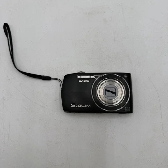 CASIO EXILIM EX-Z2300 Compact Digital Camera Black For Parts Lens Obstruction