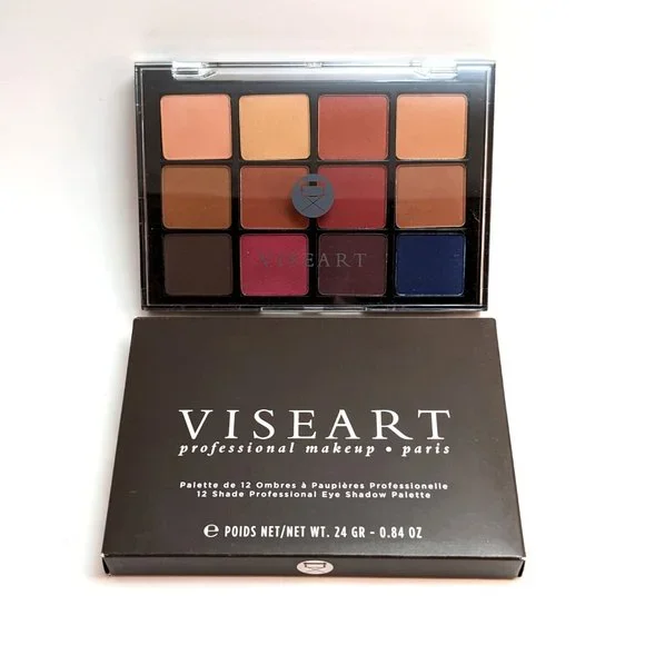 Viseart Neutral Mattes Milieu Palette Warm Neutral Professional Luxury Eyeshadow