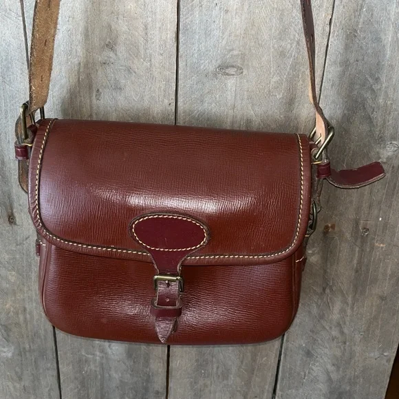 VINTAGE JAMES PURDEY & SONS Gun & Rifle Makers AMMO CROSSBODY Bag RARITY BEAUTY