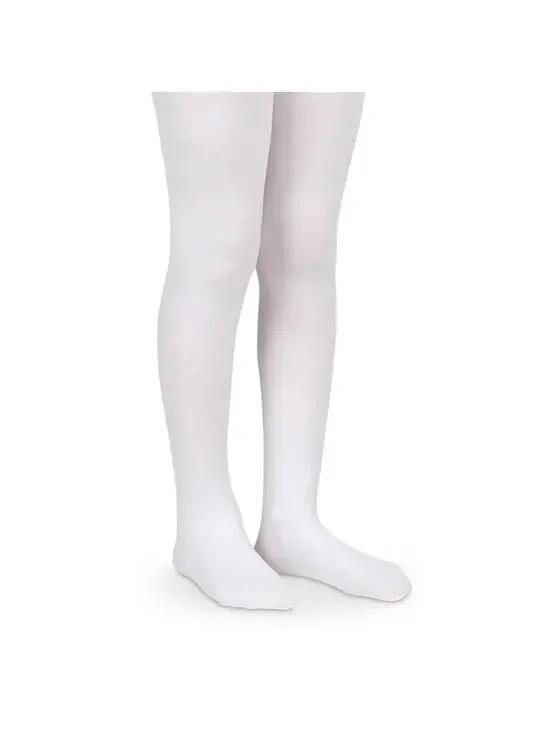 Jefferies Socks Girls 4-6Yrs Ivory Pima Cotton Uniform Pantyhose Tights G34-2