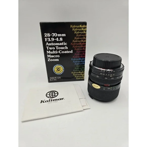 Kalimar 28 To 70mm Zoom Lens For Nikon Ais